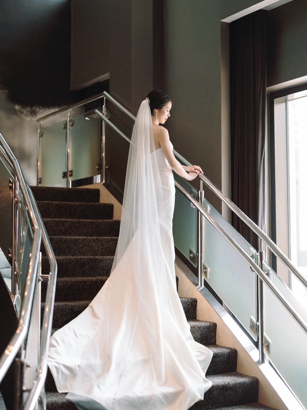 Elegant Strapless White Wedding Dress - Essense of Australia D3705
